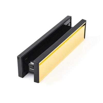 China Door wall mounted mail slot by telescopic sleeve and gold sealed flap - compatible with any type of door for sale