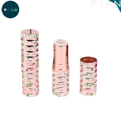 China Recyclable Colorful Printed Aluminum Round Lipstick Tube Container Wholesale In China for sale