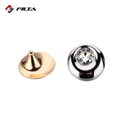 China Simple Filta Wenzhou Gold Supplier Gold Crystal Glass Cabinet Knobs for sale