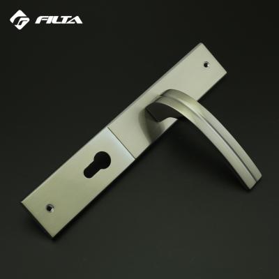 China Morden OEM Manufacturer Popular Stain Plate Hot Selling Classic Long Door Handle for sale