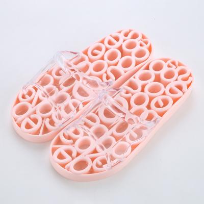 China PVC Anti-slippery Health Sandals Massage Foot Reflexology Relaxation Slippers for sale