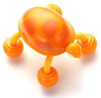 China Body Turtle Shaped Plastic Mini Body Massager For Women And Men for sale