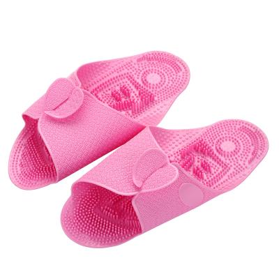 China Pvc Gray Blue Pink Cheap Spa Laceless Slipper Cheap Spa Slipper for sale