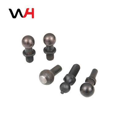 China Custom Black Stainless Steel Zinc Hex Flange Gasket Round Head Ball Bolt CNC Lathe Parts Stainless Steel Ball Studs for sale