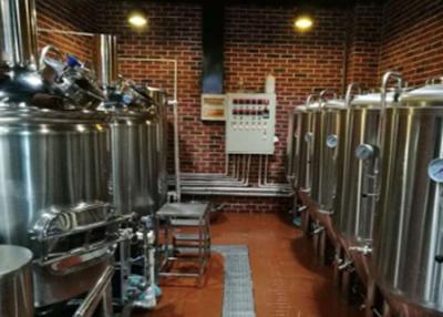 China SUS 304 Conical Craft Home Beer Brewing Systems Automatic For Brewing Plant for sale