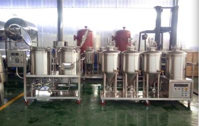 China Cerveza del hogar del arte del acero inoxidable que elabora el equipo 50L de calefacción eléctrico - 500L en venta