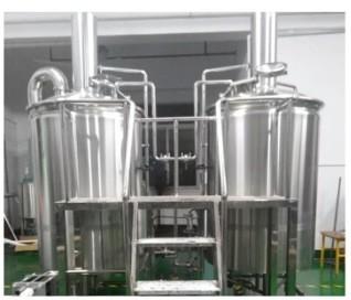 China Double Roller Nano Brewing Systems Microbrewery Kegging Equipment 750L for sale