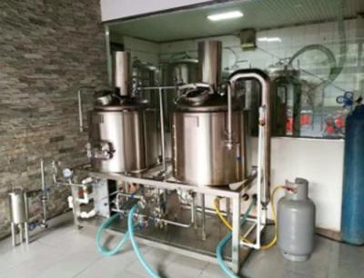 China Voller automatischer Mininano-Brauerei-Ausrüstungs-Edelstahl 304 100L 200L 300L zu verkaufen