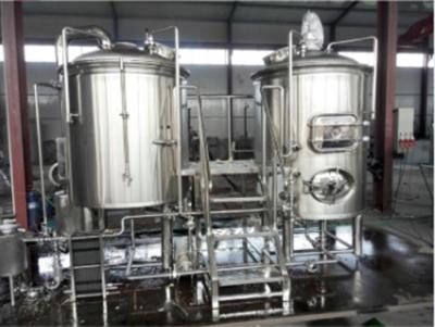 China Equipo nano de la cervecería del arte del SUS 304 de la eficacia alta con el sistema del Cip de la cervecería en venta