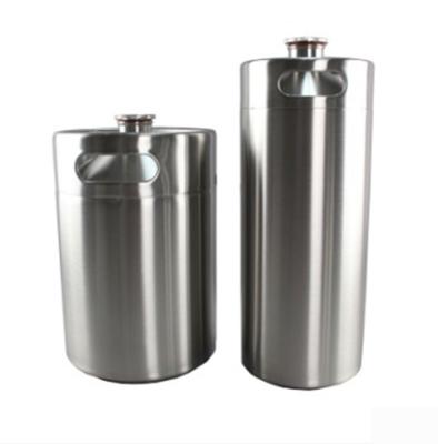 China Small Beer Kegs Wine Single Wall Barrel Stainless Steel Keg For Beer 1.4 Kg Weight for sale