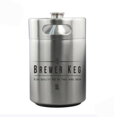 China Laser Printing Carbonated Mini 2 Litre Small Beer Kegs With CE Certificate for sale