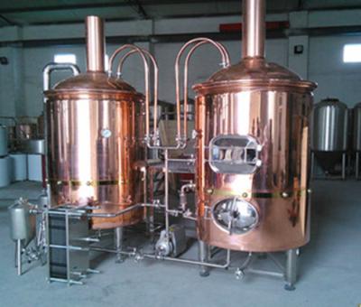 China High Technology Semi Automatic Small Brewery Equipment With CE Certificate for sale