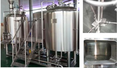 China Small Stainless Steel Beer Brewing Equipment 10Bbl Turnkey Electric Brew Kettle for sale