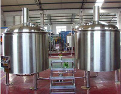 China cerveza semi automática del arte 200L que hace el equipo, máquina de la producción del etanol en venta