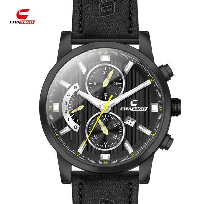 China Chaxigo Complete Calendar 2022 Hot Selling High Quality Men Watch Supply OEM Service Quartz Leather Watches for sale