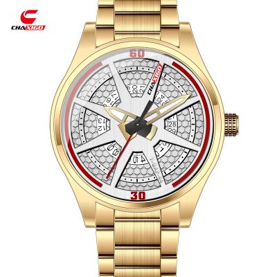 China New Fashion Chaxigo Business Men's Quartz Watch Day/Date Stainless Steel Waterproof Casual Sports Men's Watch for sale