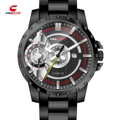 China Fashion casual classic automatic sports men's day/date quartz chaxigo business waterproof watch for sale