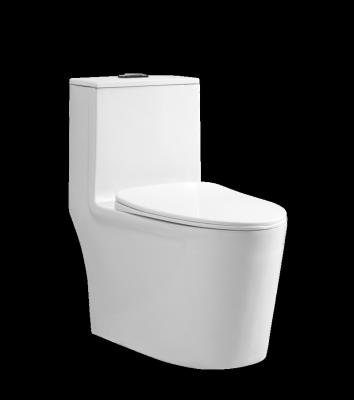 China Double-flow Sanitary Ware Bathroom Set Time One Piece Cheap White Ceramic Packing Layer Seat Cover Sale Price Toilet WC Graphic Model GUA for sale