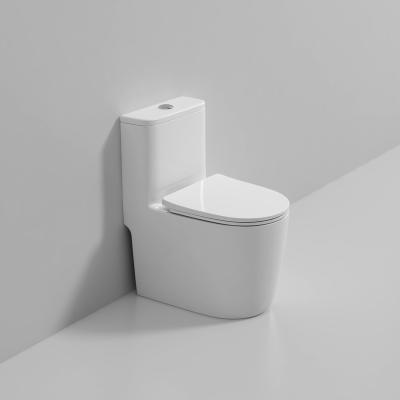 China Double-flow Porcelain Bathroom One-piece Toilet White Smart Europe China Ceramic Style Packing Modern Pattern Color Origin for sale