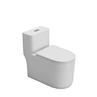 China Double-Flow South American Chaozhou Ceramic Factory Siphonic Toilet WC Cheap One Piece Strap for sale