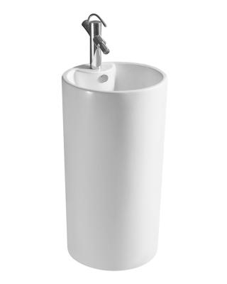 China Tangdao Easy Clean Convenient Sanitary Ware Bathroom Hand Sink With Pedestal for sale