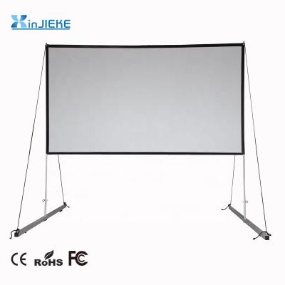 China Projector Stand Projection Screen Pull Down Brackets 16: Indoor Foldable Easy 9 Flash Projection Screen 150 Inch for sale