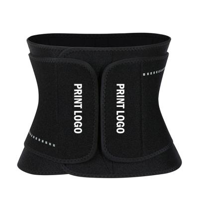 China New Design Custom Logo Women Gym Back Support Neoprene Waistband Adult Custom Sauna Sweat Lose Fat Tummy Control Waist Trimmer Slimming Belt for sale