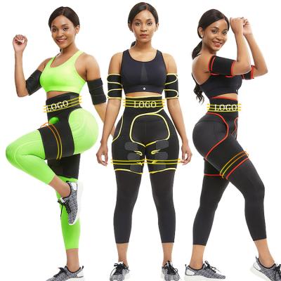 China Hot Thigh Shaper Tummy Control Compression Waist Trainer Neoprene Sweat Sauna Custom Logo 6 Mid Color Mid and Thigh Trimmer for sale