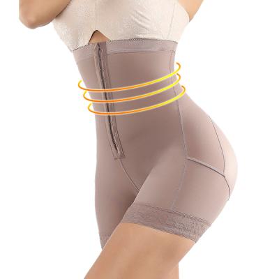 China Newest Design Antibacterial Smooth Fabric Adjustable Hooks Women Slimming High Waist Tummy Control Butt Lifter Shaper for sale