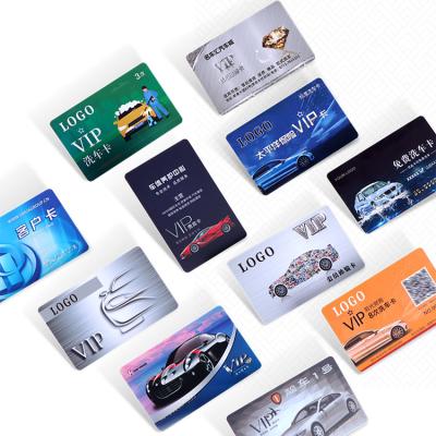 China Factory Supply Glamorous Printable Price PVC Plastic Plastic ID Covers Waterproof / Raincoat Magnetic Membership Card for sale