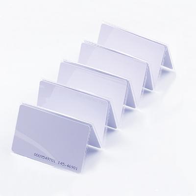 China Hot Selling Cheap Custom Wear Resistant White Contact IC 1256KHz Smart White Card for sale