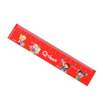 China Hot Sale Wear-resisting Cute Animals Plastic Ruler With 15cm Cartoon Straight Plastic Image Plastic Ruler for sale