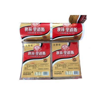 China Food China Made Waterproof Customizable Logo Convenient Roll Pe Food Packaging Film For Large Quantity for sale