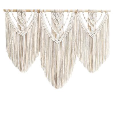 China 100% Large Handmade Macrame Wall Hangings Art Decor Boho Woven Tapestry for Home Decor 43