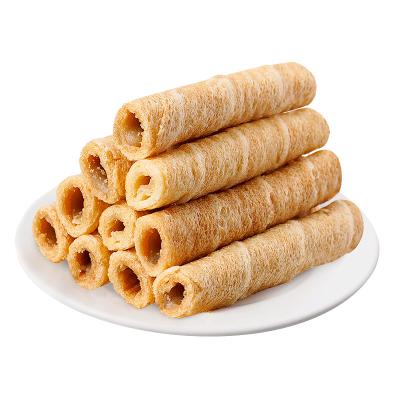 China Normal Wholesale Durian Heart-Injection Biscuits Phoenix Egg Roll Sandwich and Biscuit Snacks waffle for sale