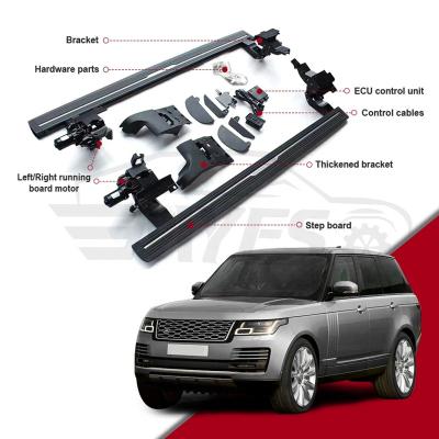 China Auto Accessories Auto Electric Right Side Step Pedal Car SUV Aluminum Power Operation Tips For Land Rover Rang Rover Vogue for sale