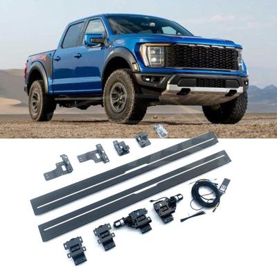 China SUV Accessories 4x4 Outdoor Pickup ectended Cabin Truck Accessories Powered Running Board Electric Side Step For Ford F150 Ranger 2008-2021 for sale