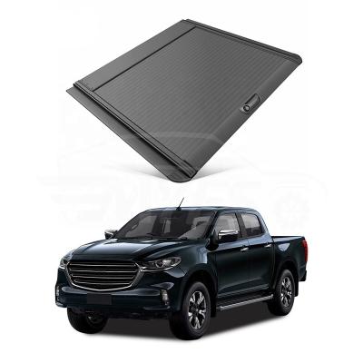 China Custom Waterproof Roll Up Cover Lock Up Truck Pick Up Tonneau Cover Aluminum Alloy Bedspread For Ford Ranger xlt 2016 for sale