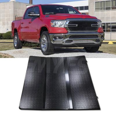 China High Quality Waterproof Custom Hard Top Pickup Accessories Hard Top Triple Tonneau Cover For Dodge Ram 1500 2500 3500 for sale