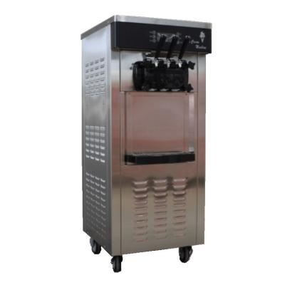 China Portable Automatic Ice Cream Machine With Pulley Commercial Sorbet Making Batch Freezer Gelato Machine for sale