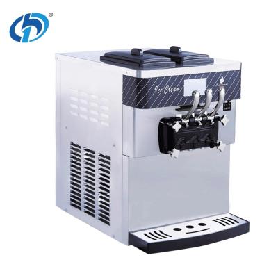 China Table Top Soft ServeAutomatic Ice Cream Machine Three Flavors Commercial Catering for sale