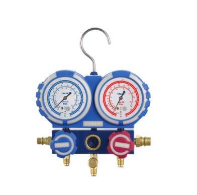 China Value VMG-2-R134a-B Refrigerant Manifold Gauge with quick connector for sale