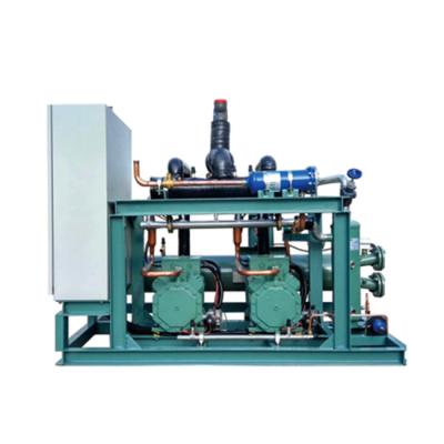 China Cold Room Compressor Refrigeration Unit Bitzer Semi-Hermitic Four-Stage for sale