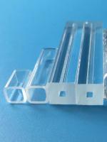 China Micro Size Clear 2.2g/Cm3 Fused Quartz Tube High Heat Resistance Square for sale