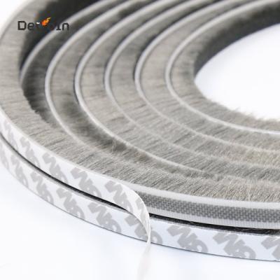 China Self Adhesive Door And Window Type Wool Hose For Wardrobe And Door China Factory Waterproof Dust Proof Strip for sale