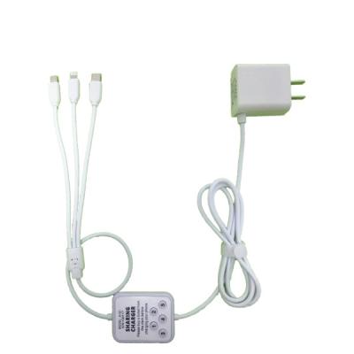 China Small Business Mobile Phone Indoor Lucrative Shared Rental Charger with 3 in 1 Charging Cable for Hotel for sale