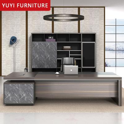 China Modern Direct Wood Executive Director Office Desk Table Factory Sale Latest Extendable Office Furniture for sale