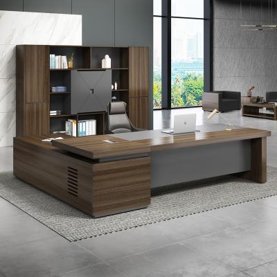 China Executive Director Office Extendable Furniture High Quality Modern Luxury Boss Computer Desk Modern Computer Desk Table for sale