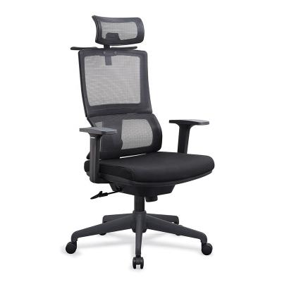 China Mesh Ergonomic Swivel Chair Modern Office Furniture Adjustable Chair High Executive Office Back Chair (Height) for sale