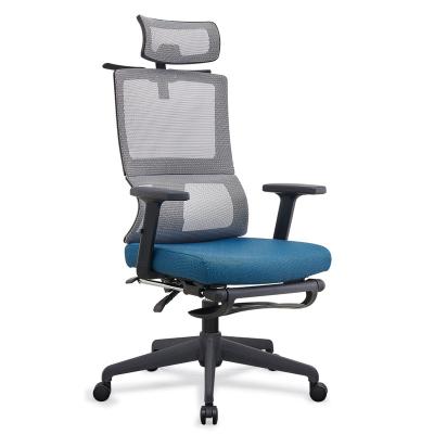 China Modern Adjustable Mesh Swivel Computer Chair With Footrest (Height) Ergonomic Executive Office Chair for sale